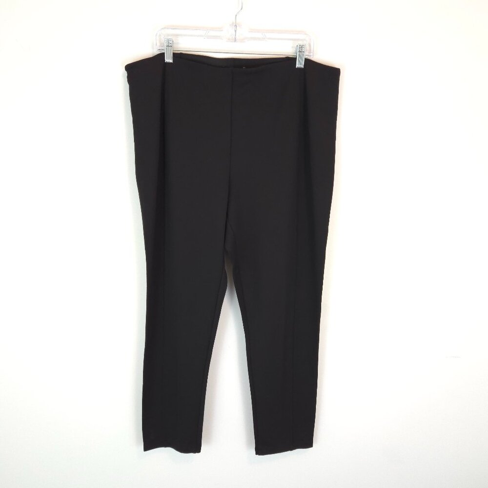 T Tahari Ponte Tummy Control Pull-On Pants